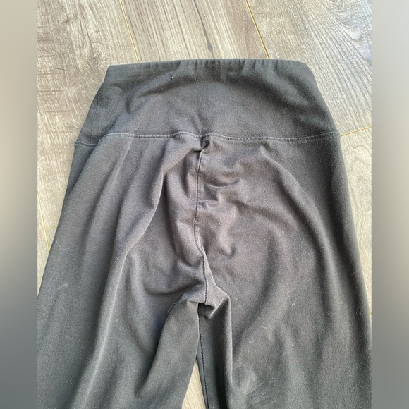 3/$30 American Eagle black plain cotton blend warm high waisted comfy leggings - Picture 4 of 6